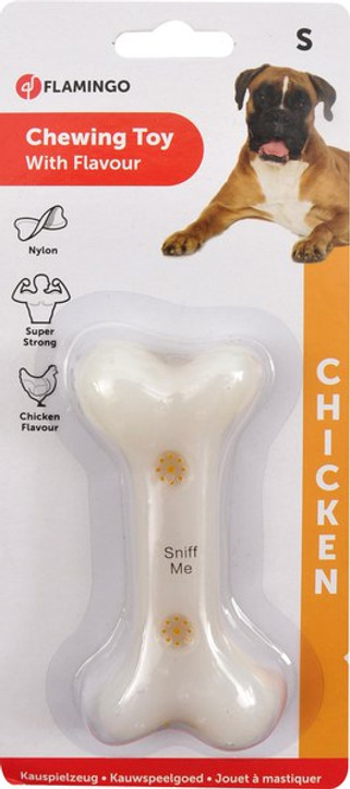 Flamingo f-516834 - Jouet Os avec goût de poulet