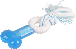 Flamingo f-516794 - Jouet Canine Clean Os avec corde avec goût de menthe
