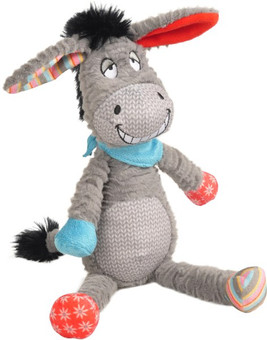 Flamingo f-517321 - Plush Donkey Toy with Squeaker for Small Dogs