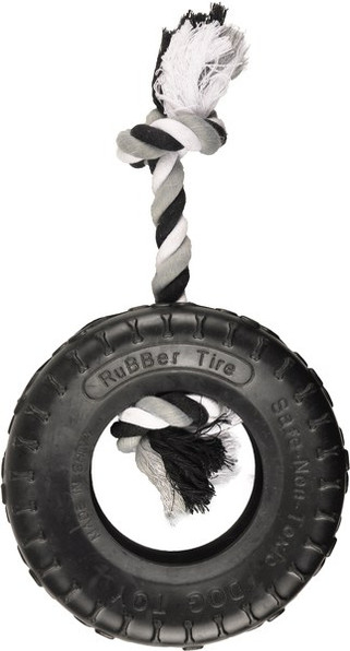 Flamingo f-518080 - Jouet Pneu avec corde