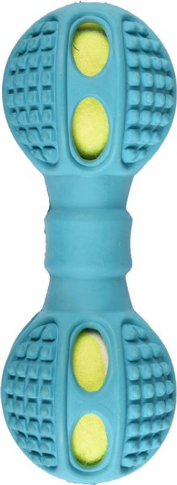 Flamingo f-518073 - Jouet Haltère avec balle de tennis