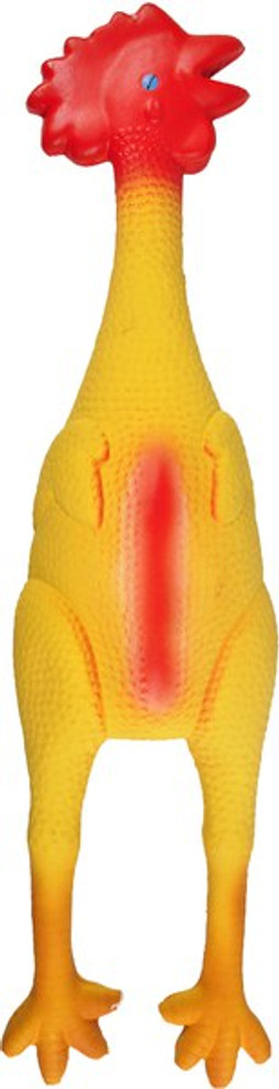 Flamingo f-517976 - Classic Latex Chicken Dog Toy with Whistle