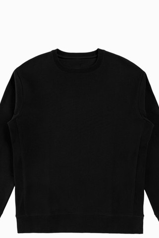 Original Favorites OF-CREW - Sudadera de cuello redondo de algodón orgán