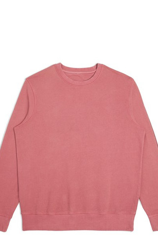 Original Favorites OF-CREWFT - Sudadera de algodón orgánico negro con cuello