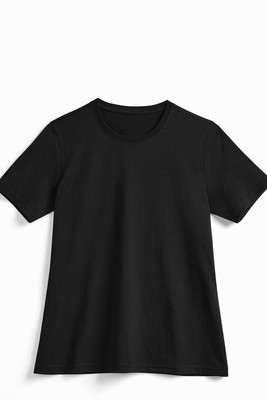 Original Favorites OF-WOSUPTEE - Camiseta negra de algodón Supima® 100%