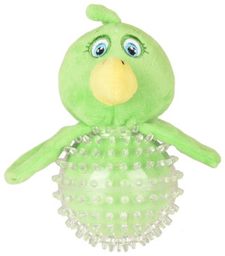 Flamingo f-519503 - Jouet Poulet Squeaky avec Balle Nettoyante