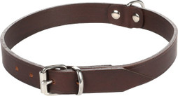 Flamingo f-5302067 - Elegant Leather Dog Collar with Easy Leash Attachment