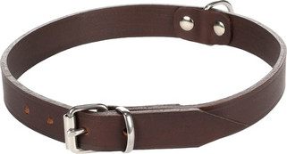 Flamingo f-5302067 - Collier Élégant en Cuir pour Chiens Rondo