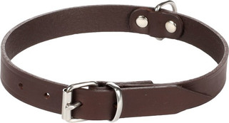 Flamingo f-5302057 - Collier Élégant en Cuir pour Chiens Rondo