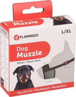 Flamingo f-53038 - Muselière Confortable et Ajustable pour Chiens