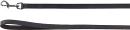 Flamingo f-5302864 - Laisse en Cuir Noir Memphis Élégante et Robuste