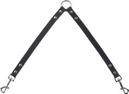 Flamingo f-5302664 - Laisse Double Promenade en Cuir pour Chiens