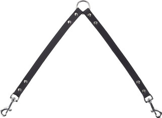 Flamingo f-5302664 - Laisse Double Promenade en Cuir pour Chiens