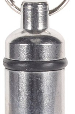 Flamingo f-5315257 - Shiny Nickel Pet Collar Address Tag