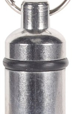 Flamingo f-5315257 - Shiny Nickel Pet Collar Address Tag