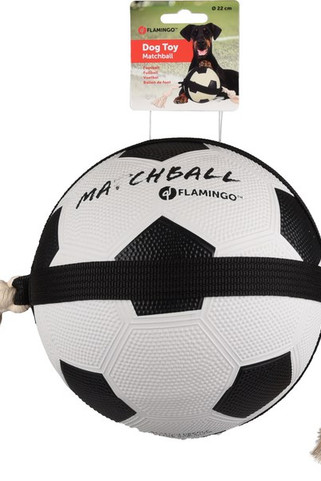 Flamingo f-5345416 - Jouet Ballon de football avec corde