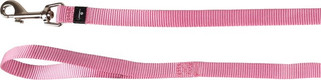 Flamingo f-5363989 - Ziggi Pink Nylon Dog Leash with Nickel Snap Hook