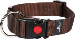 Flamingo f-5363918 - Adjustable Nylon Dog Collar with Easy Click Closure