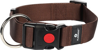 Flamingo f-5363918 - Adjustable Nylon Dog Collar with Easy Click Closure