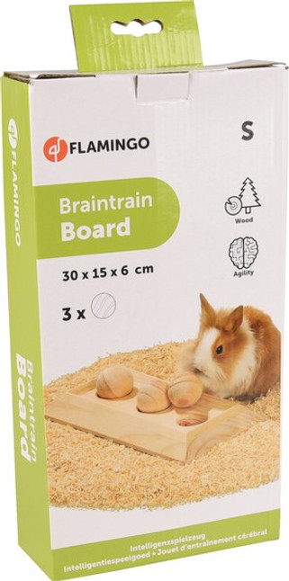 Flamingo f-5384342 - Jouet Brain trainavec balle Brun clair