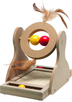 Flamingo f-560148 - Jouet Wobbler avec balle Brun clair