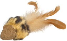 Flamingo f-560531 - Feathered Mouse Cat Toy with Weighted Tip