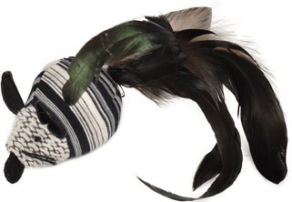 Flamingo f-560540 - Jouet Chat Attrayant Gris à Herbe à Chat