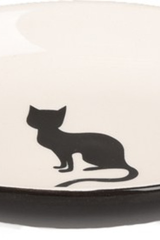 Flamingo f-560687 - Gamelle pour la nourriture et leau Ovale Noir &