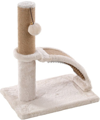 Flamingo f-560798 - Arbre à Chat Tessa avec Griffoir et Jouet Suspendu