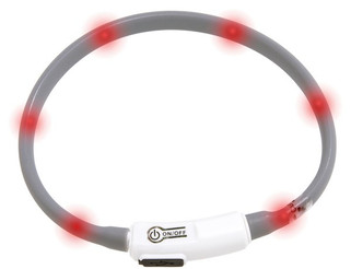 Flamingo f-64967 - Collier Lumineux pour Chiens Sécurisé et Étanche