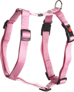 Flamingo f-64229 - Harnais Rose Nylon pour Chiens avec Fermeture Rapide