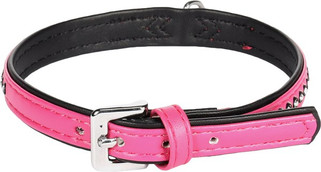 Flamingo f-69324 - Collier Canin Cristaux et Accents Argentés