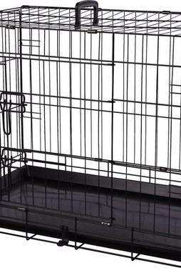 Flamingo f-519536 - Flamingo Mezo Noir Foldable Metal Dog Crate