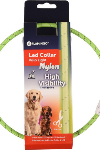 Flamingo f-519763 - Collier Lumineux Sécurité pour Chiens