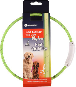 Flamingo f-519763 - Collier Lumineux Sécurité pour Chiens
