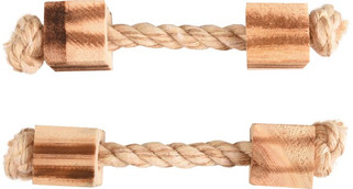 Flamingo f-210249 - Jouet Perles Cordon Brun clair