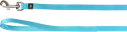 Flamingo f-519884 - Turquoise Ziggi Nylon Dog Leash with Silver Details