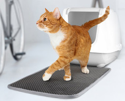 Flamingo f-560950 - Tapis de bac à litière Gris &