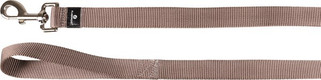 Flamingo f-520240 - Ziggi Taupe Nylon Dog Leash with Secure Grip