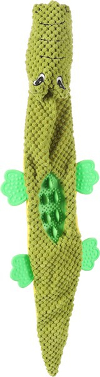 Flamingo f-520313 - Jouet Crocodile Vert Siffleur et Crissant