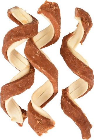 Flamingo f-520304 - Friandises Spirale Blanc avec poulet 15cm 37gr / 3 pcs 110gr