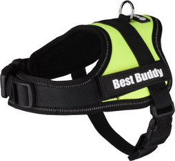 Flamingo f-520345 - Harnais Sécurité Fluo Confortable pour Chiens