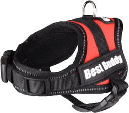 Flamingo f-520345 - Harnais Sécurité Fluo Confortable pour Chiens