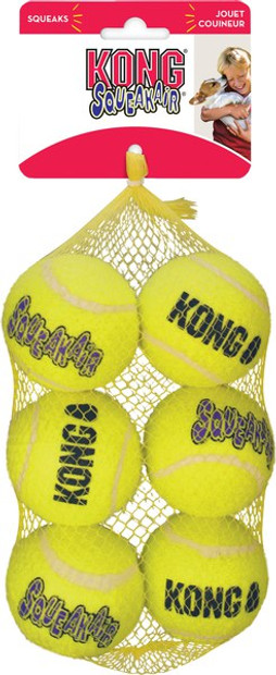 Kong® f-520470 - Kong SqueakAir Non-Abrasive Tennis Ball Toy for Dogs