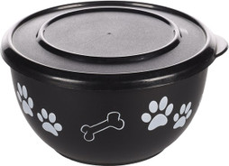 Flamingo f-520529 - Gamelle pour la nourriture et leau avec couvercle Rond