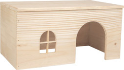 Flamingo f-210307 - Cozy Wooden Hideaway for Small Rodents