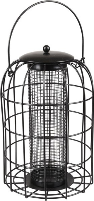 Flamingo f-110355 - Mangeoire Silo pour Oiseaux en Métal Résistant