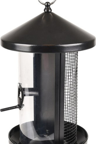 Flamingo f-110353 - Sturdy Bird Feeder with Drainage and Mesh Screen