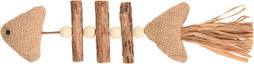 Flamingo f-561126 - Jouet Relaxant en Bois de Matatabi pour Chats