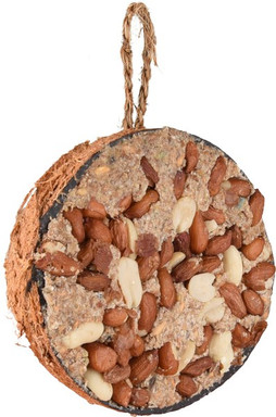 Flamingo f-110380 - Nut-Enriched Coconut Bird Feeder for Winter Foraging